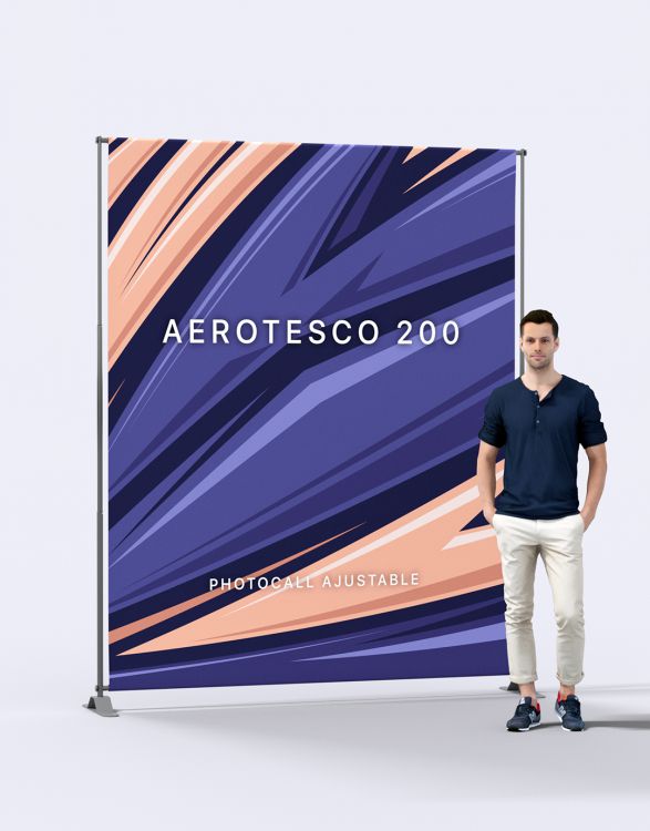 AEROTESCO 240  Photocall ajustable 240cm
