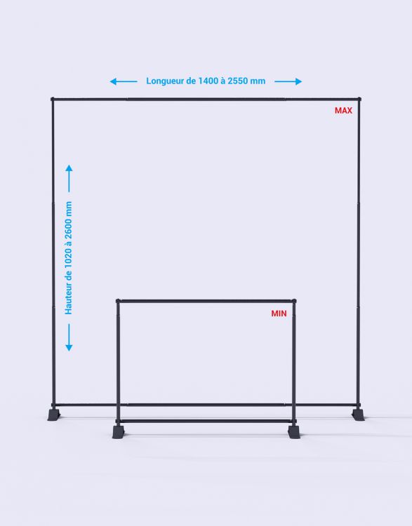 AEROTESCO 240  Photocall ajustable 240cm
